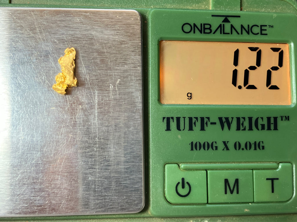 Genuine Natural Gold Nugget 1.22g