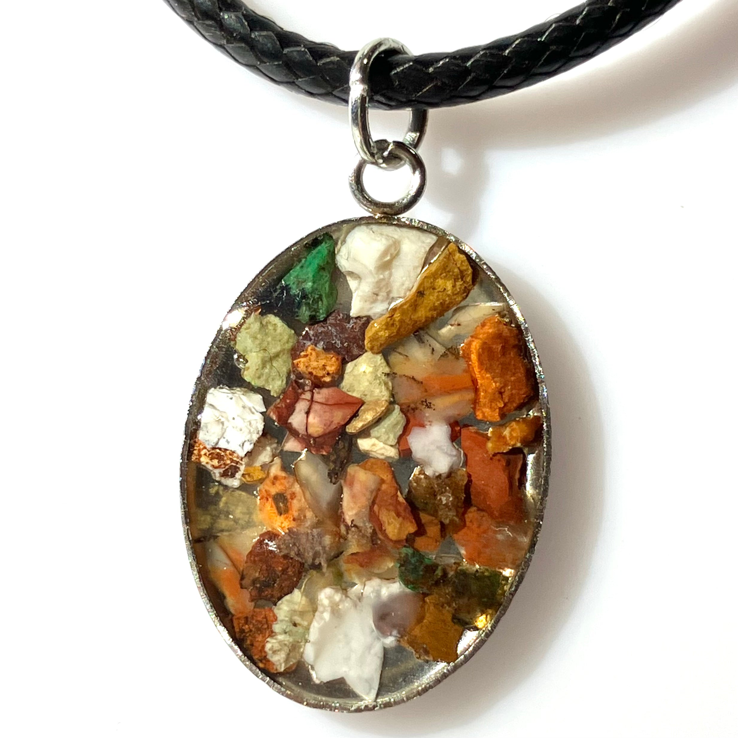 Necklace with Rock Chips