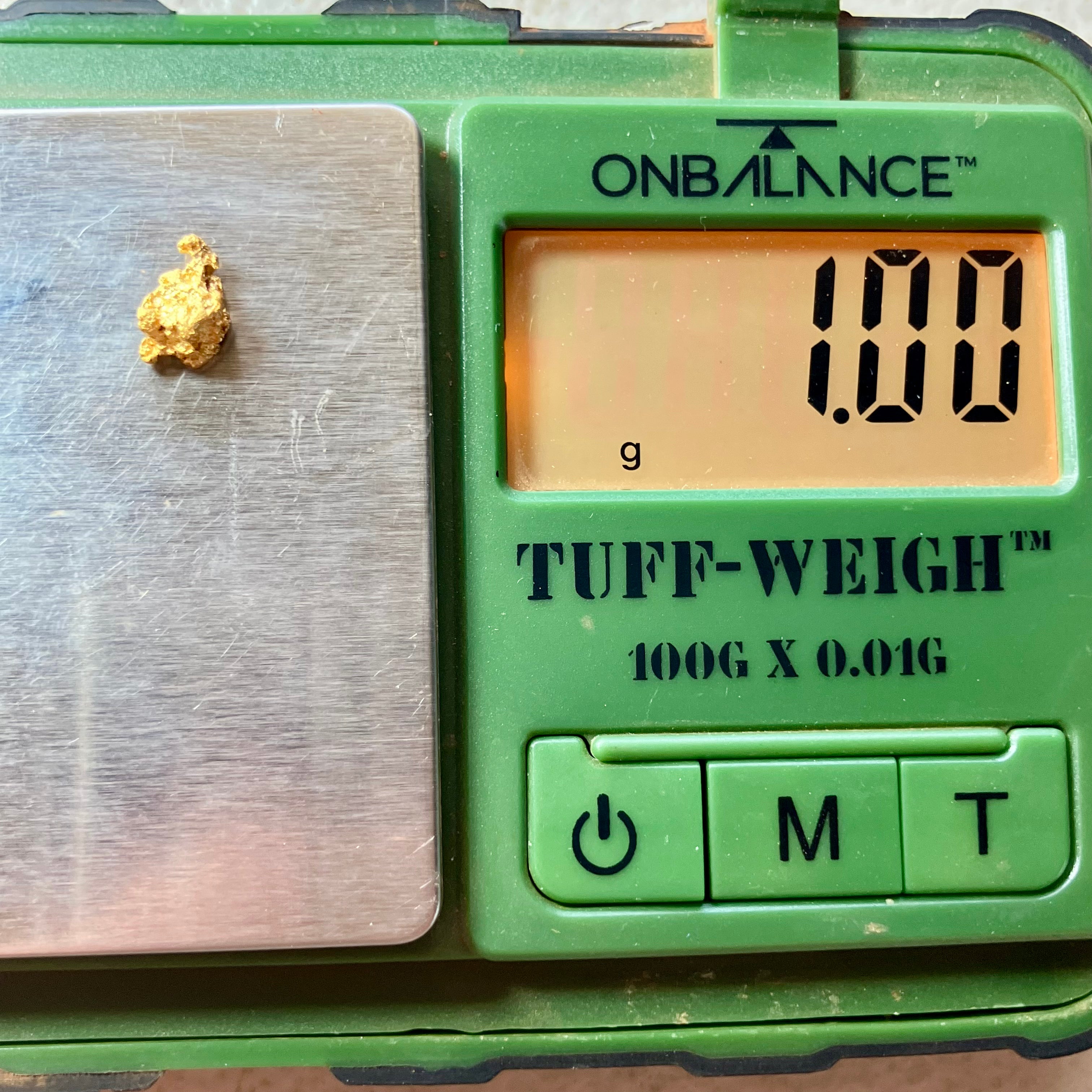 Genuine Natural Gold Nugget 1.00g
