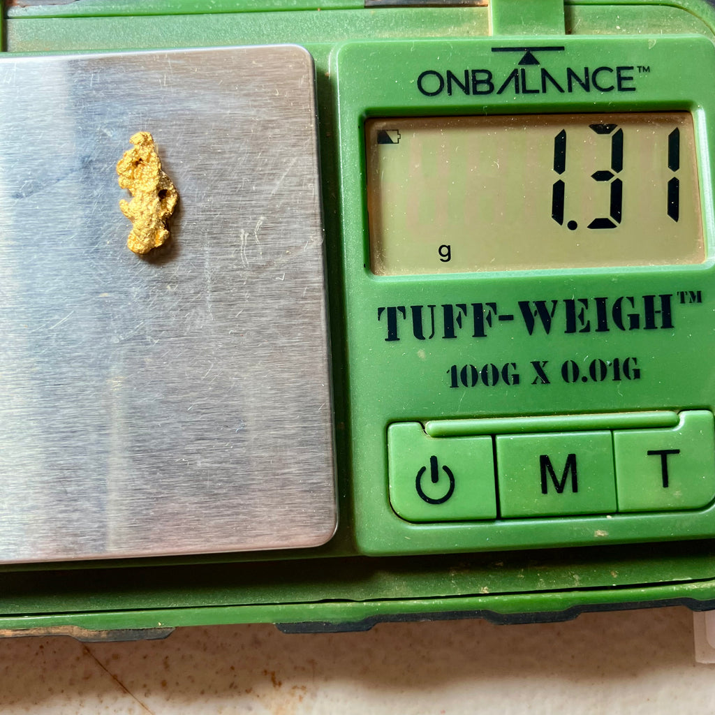 Genuine Natural Gold Nugget 1.31g