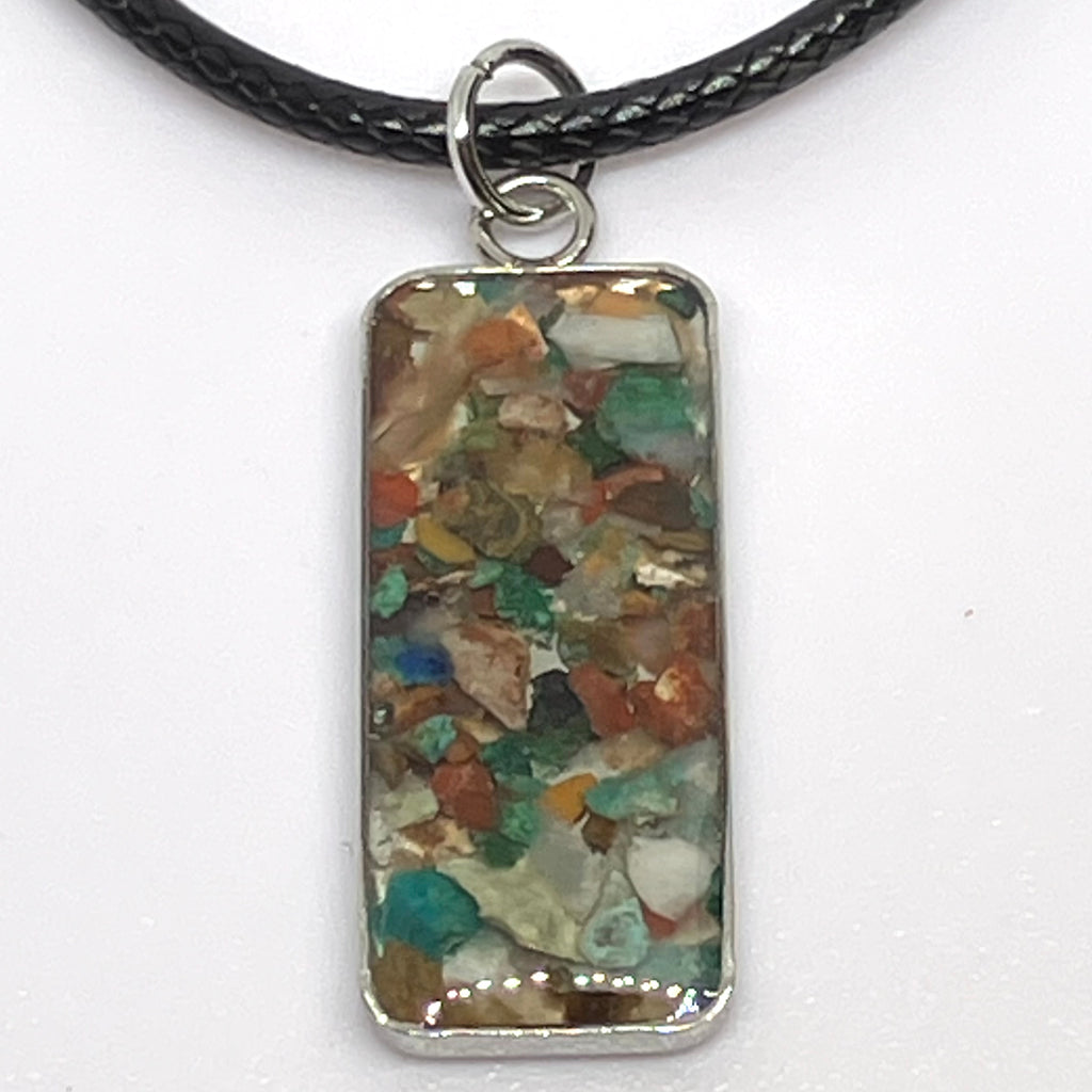 Necklace with Rock Chips