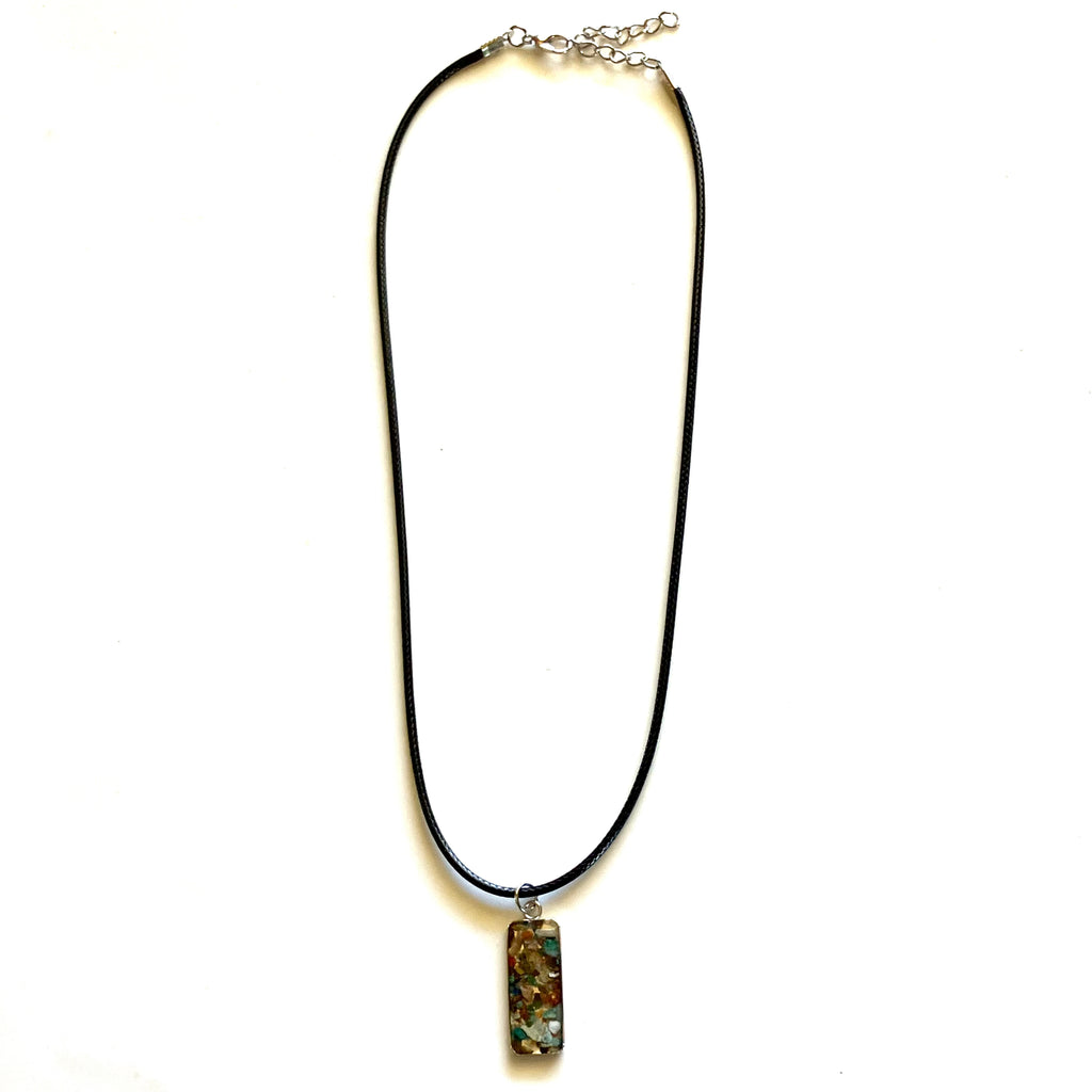 Necklace with Rock Chips