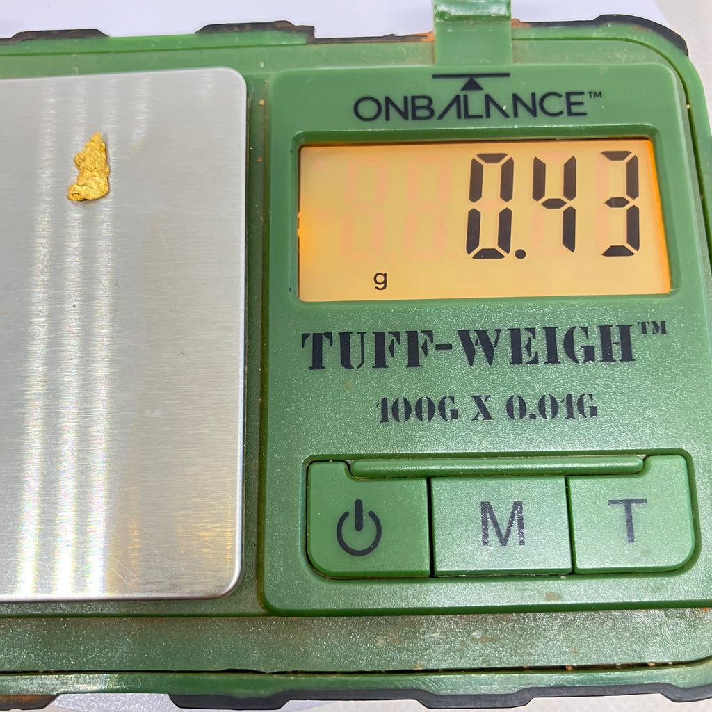 Genuine Natural Gold Nugget 0.43g