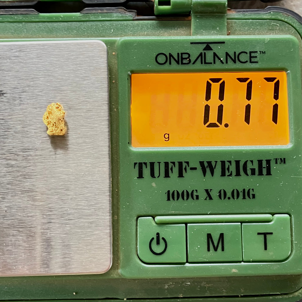 Genuine Natural Gold Nugget 0.77g