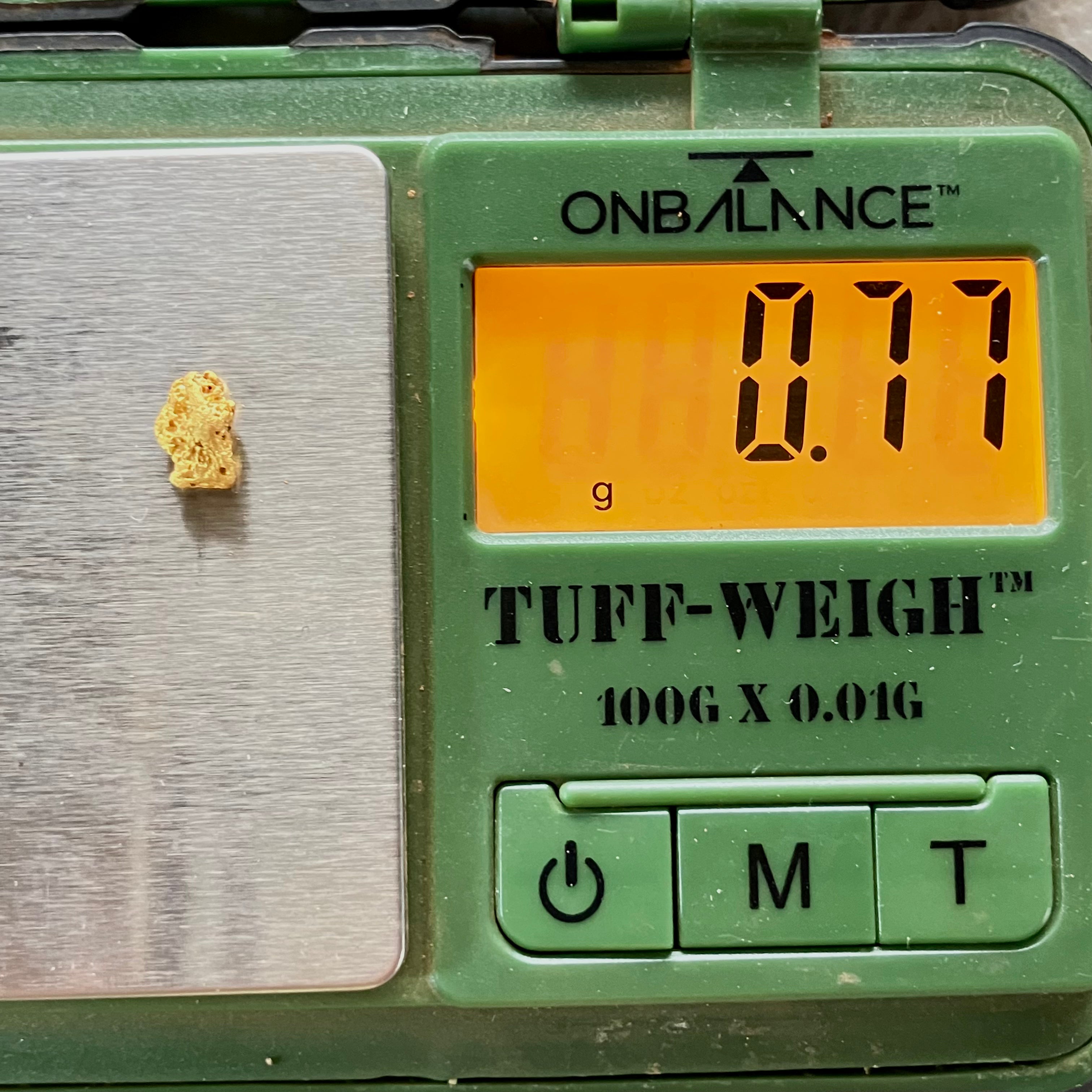 Genuine Natural Gold Nugget 0.77g