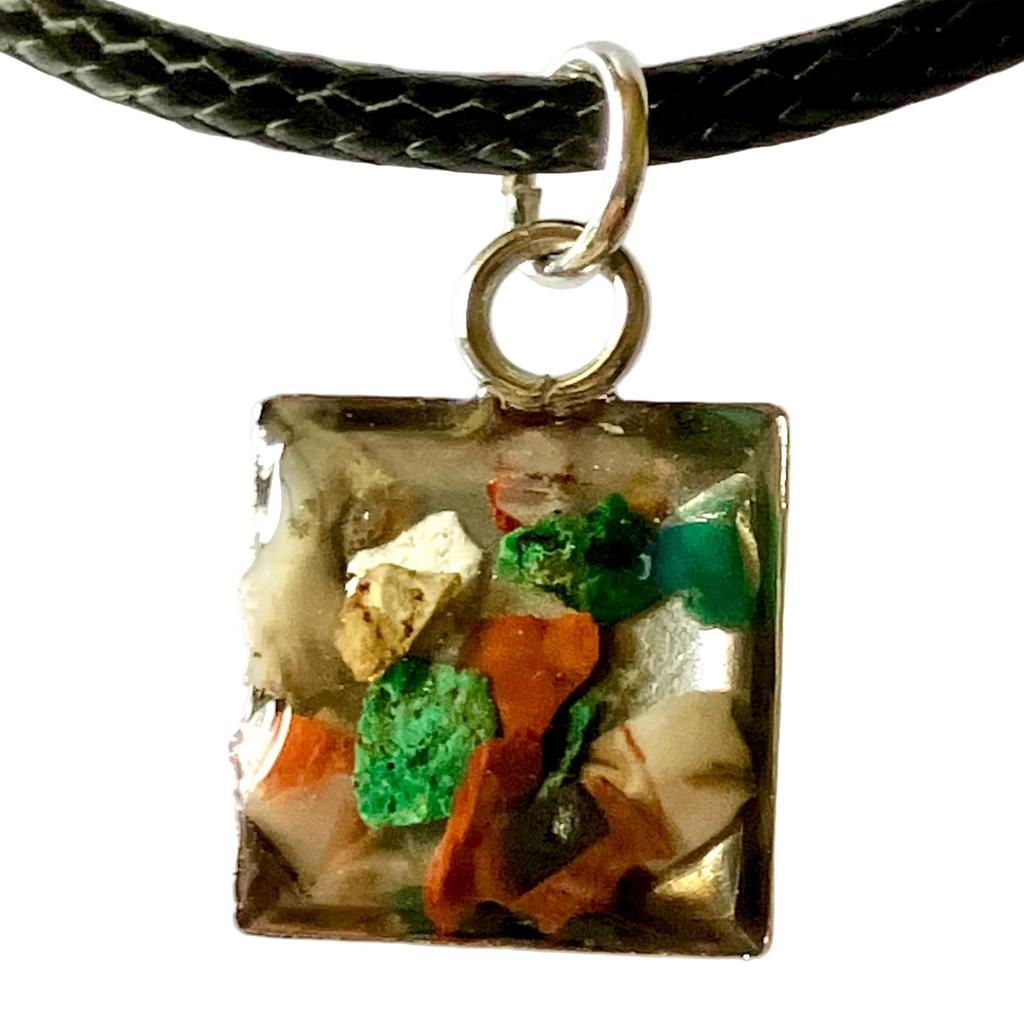 Necklace with Rock Chips