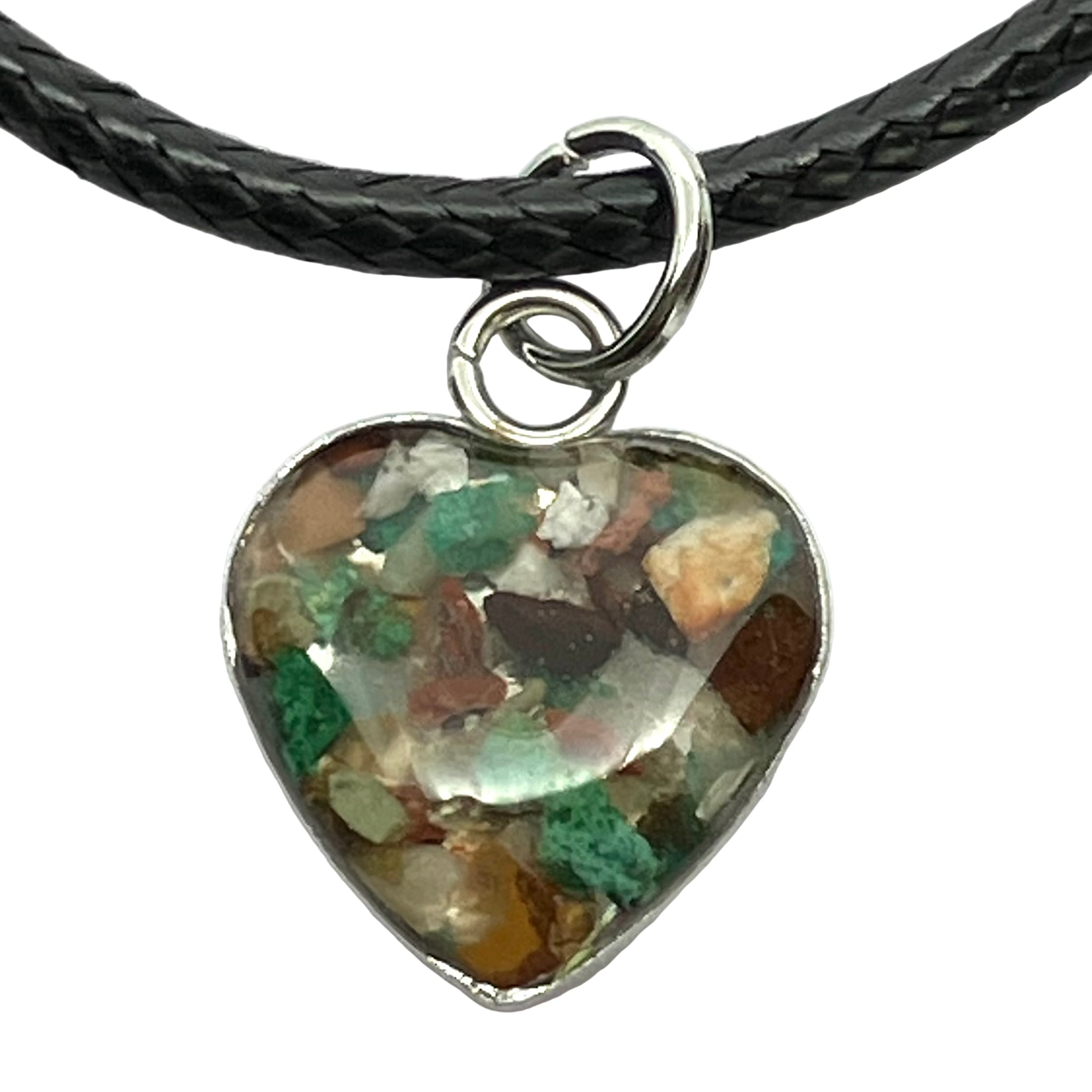 Necklace with Rock Chips