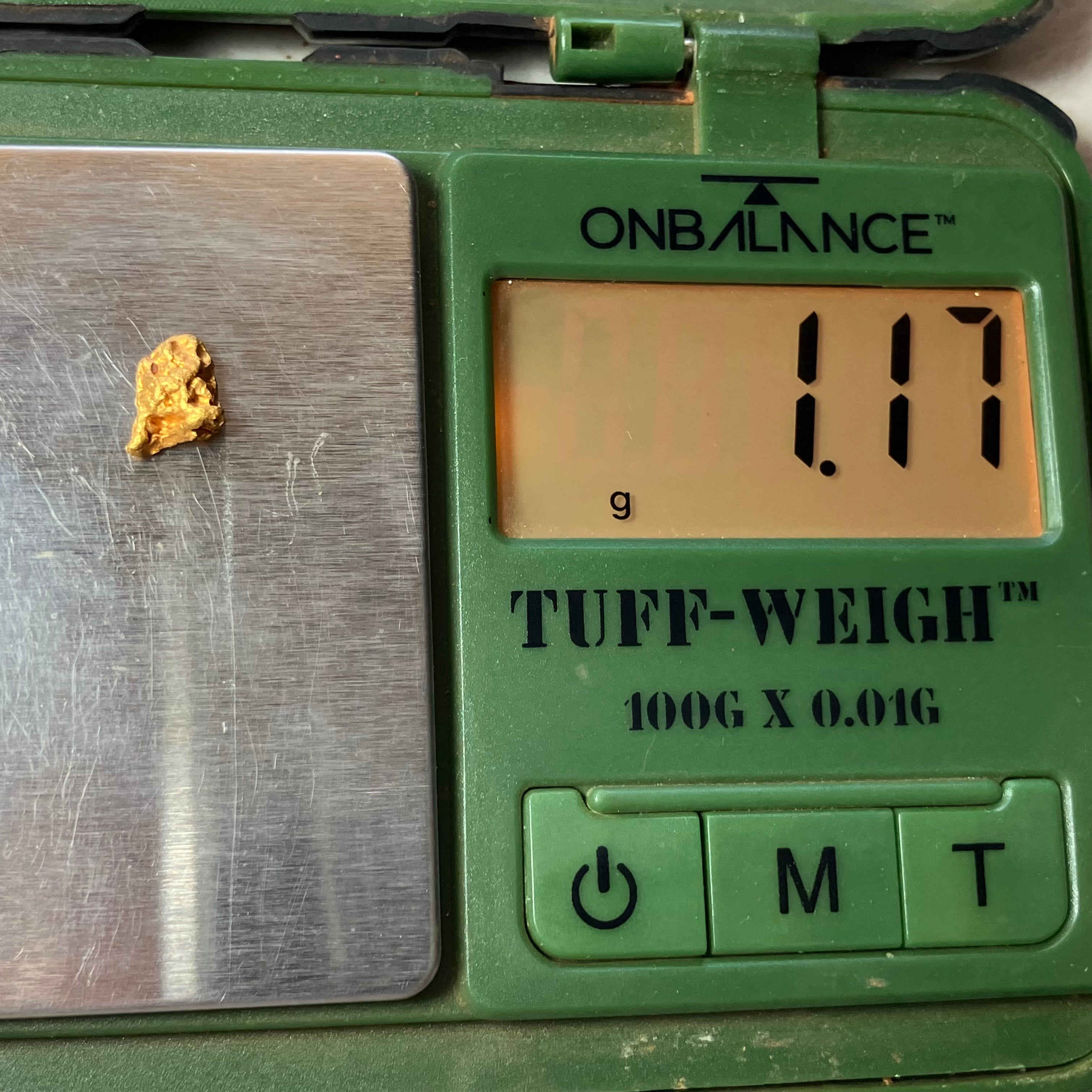 Genuine Natural Gold Nugget 1.17g