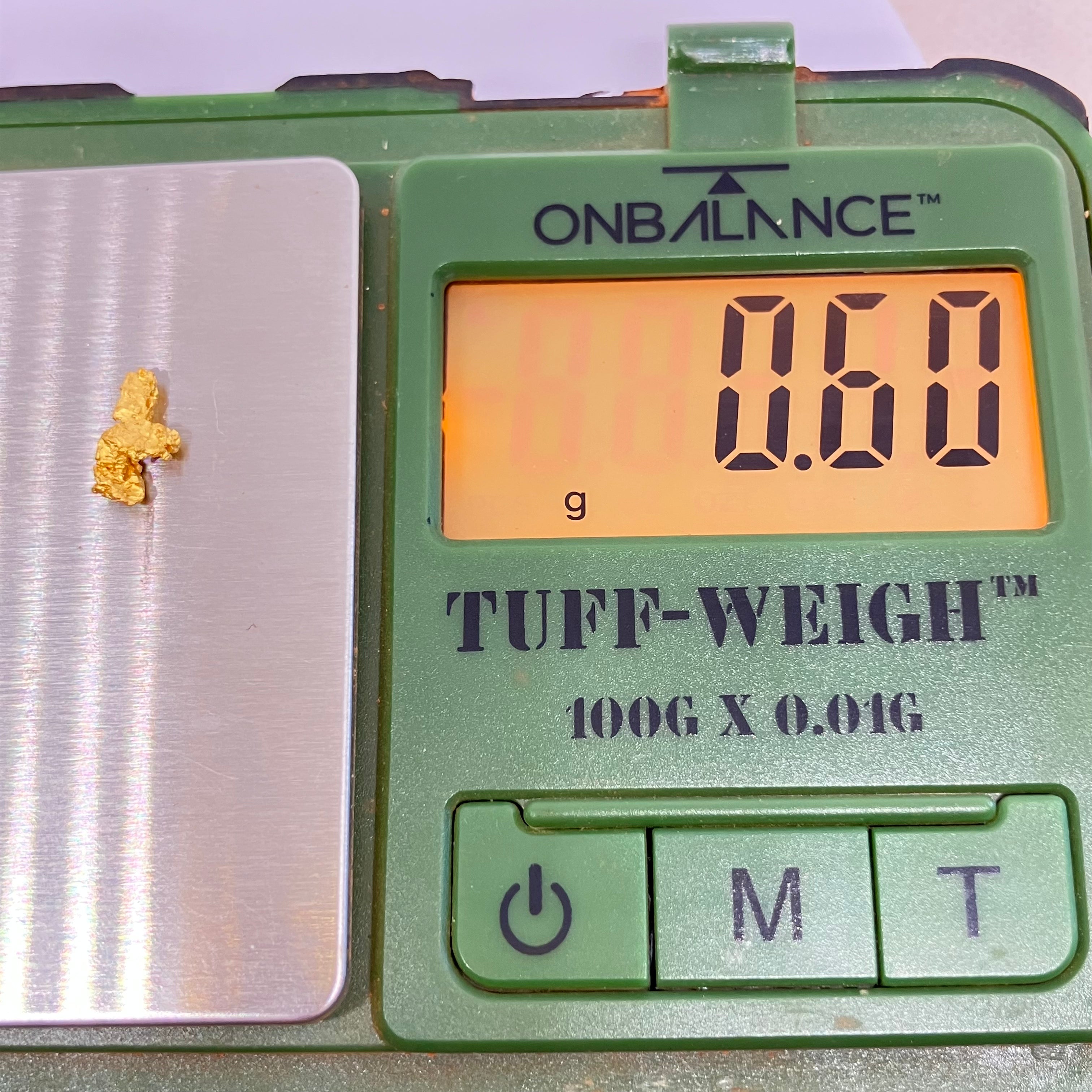 Genuine Natural Gold Nugget 0.60g