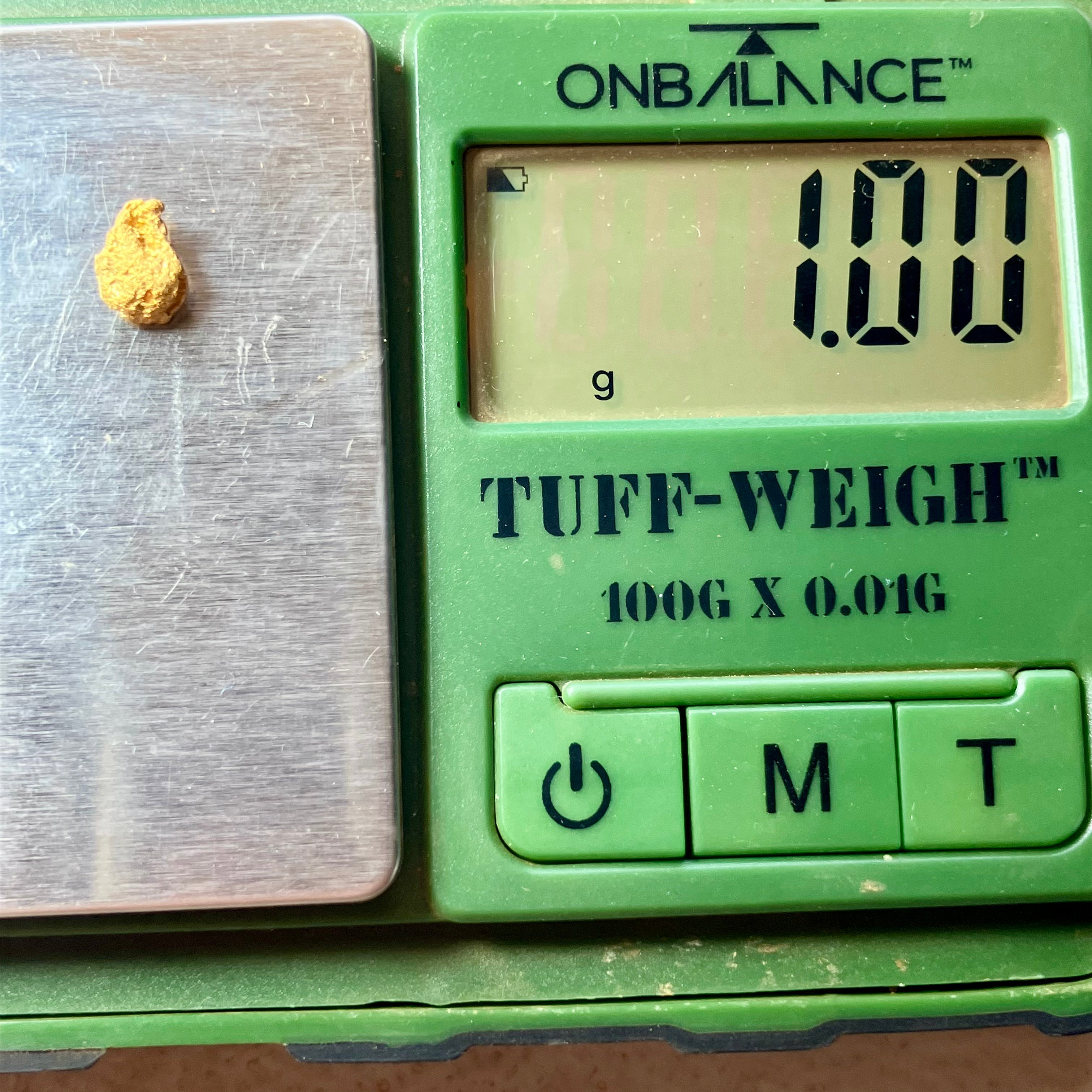 Genuine Natural Gold Nugget 1.00g